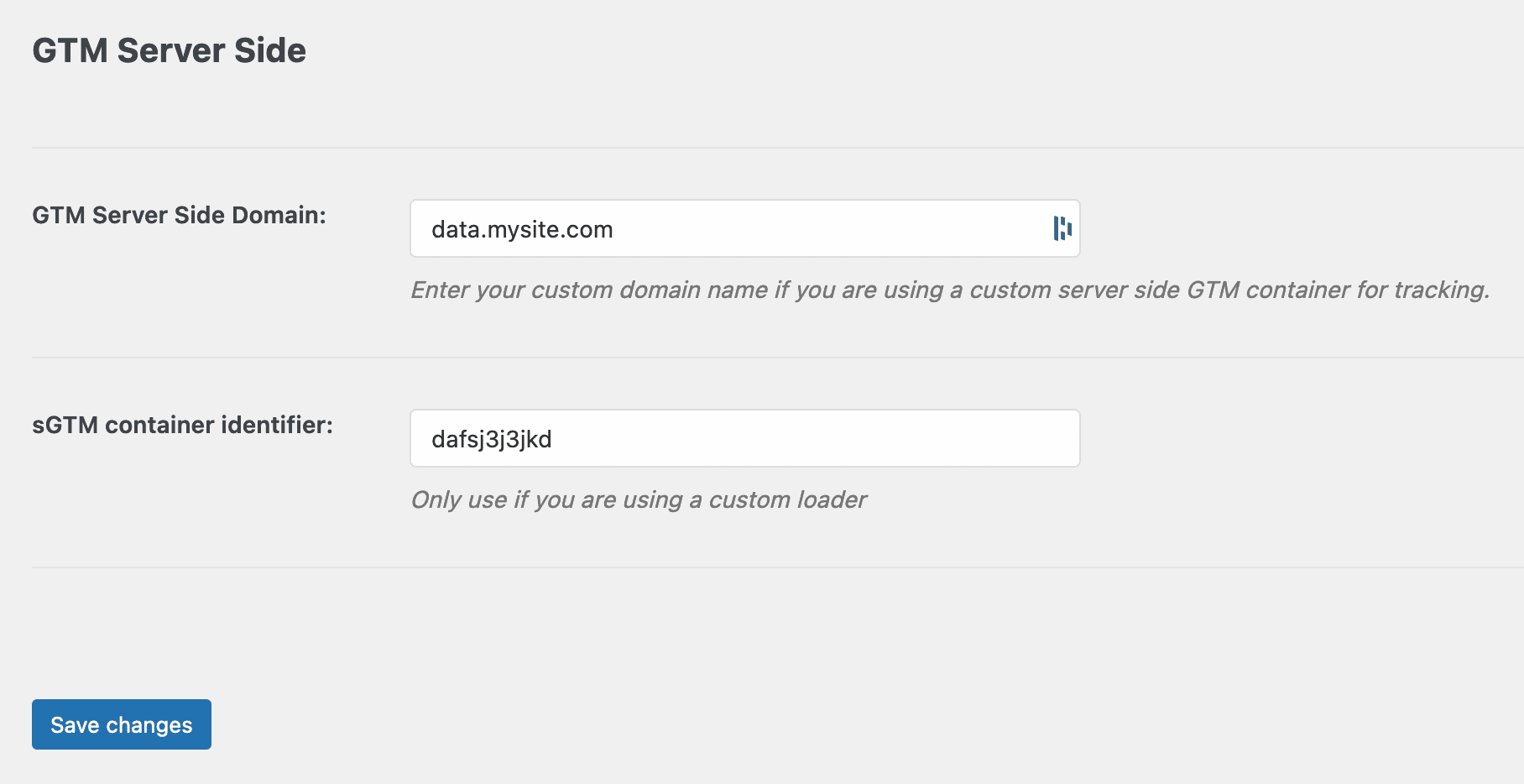 GTM server side